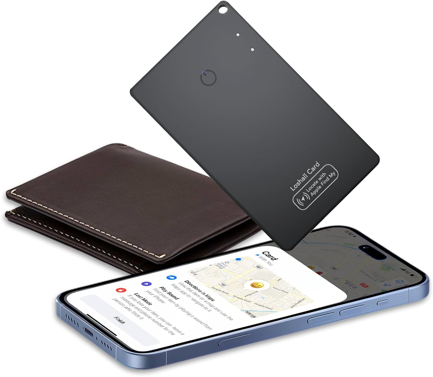 CASCHO Wallet Tracker Card