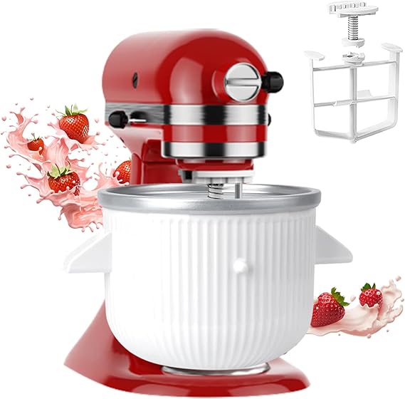 KOYOEY Ice Cream Maker Attachment for KitchenAid Stand Mixers
