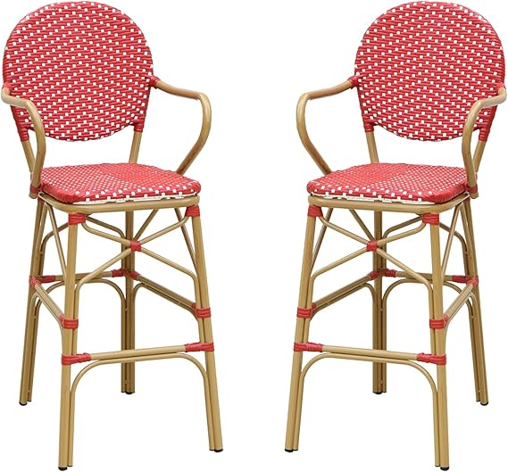 Outdoor Bar Stools Set of 2