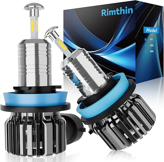 H11 H8 H9 LED Fog Light Bulbs, 6500K Cool White