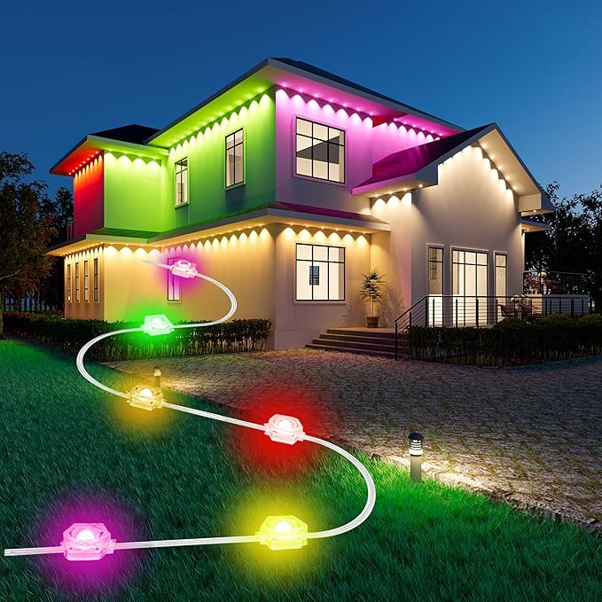 Smart RGB+IC Permanent Outdoor House Lights