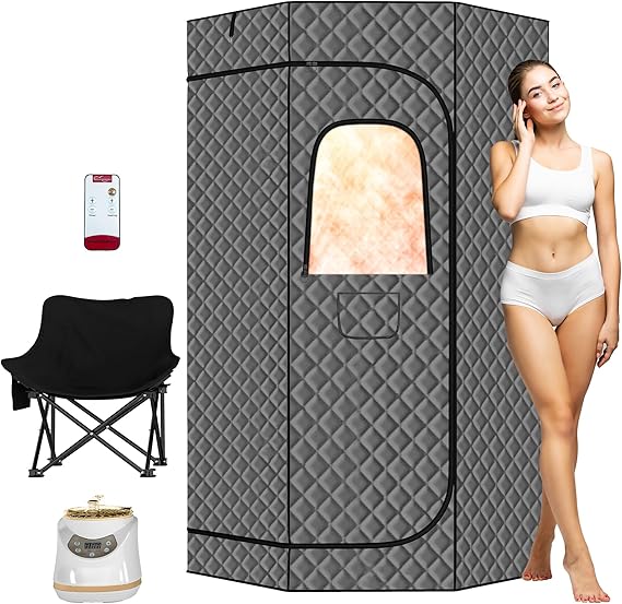 Real Relax 6.2ft Portable Sauna for Home
