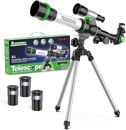 ToyerBee Telescope for Kids & Beginners, 20X-40X Astronomy Telescope