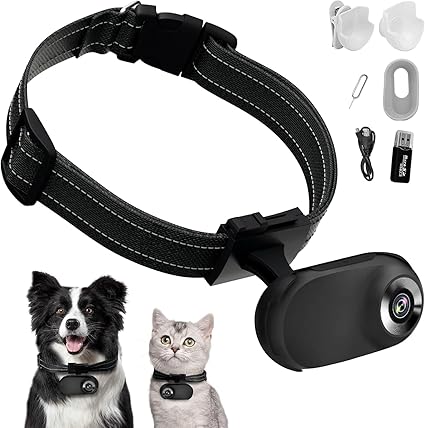eHomful HD 1080P Cat Camera Collar