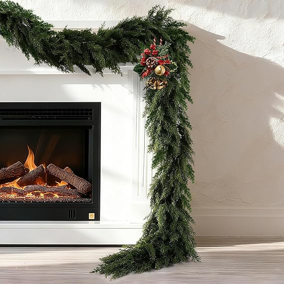 6 Ft Real Touch Cedar Christmas Garland