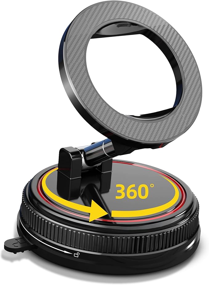 Magnetic Car Phone Holder Mount [360° Rotation]