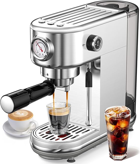 20 Bar Espresso Machine with Milk Frother