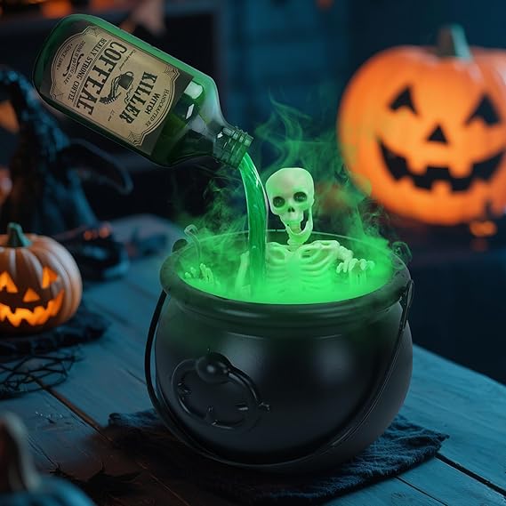 Magic Floating Potion Cauldron with LED Mist Maker