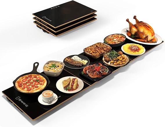 47-Inch Assemblable Electric Food Warmer Tray