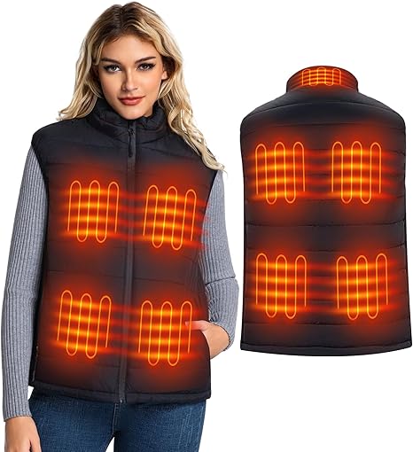 Heated Vest for Men & Women with 20000mAh Power Bank