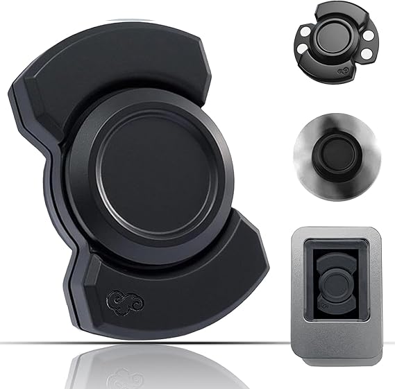 3-in-1 Alloy Fidget Toy for Adults (Black)