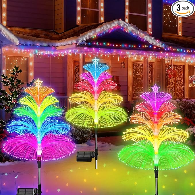 Solar Christmas Tree Lights Outdoor