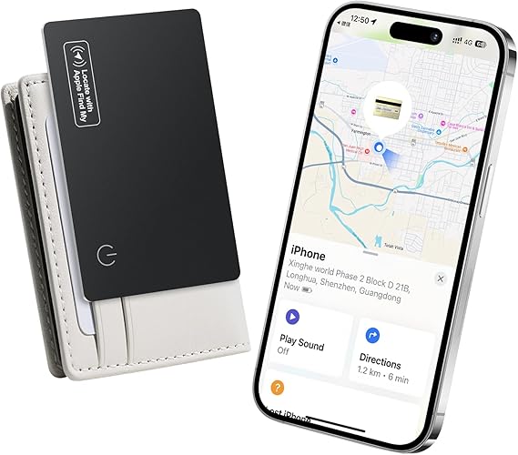 Wallet Tracker Card Apple Find My 0.07in Slim