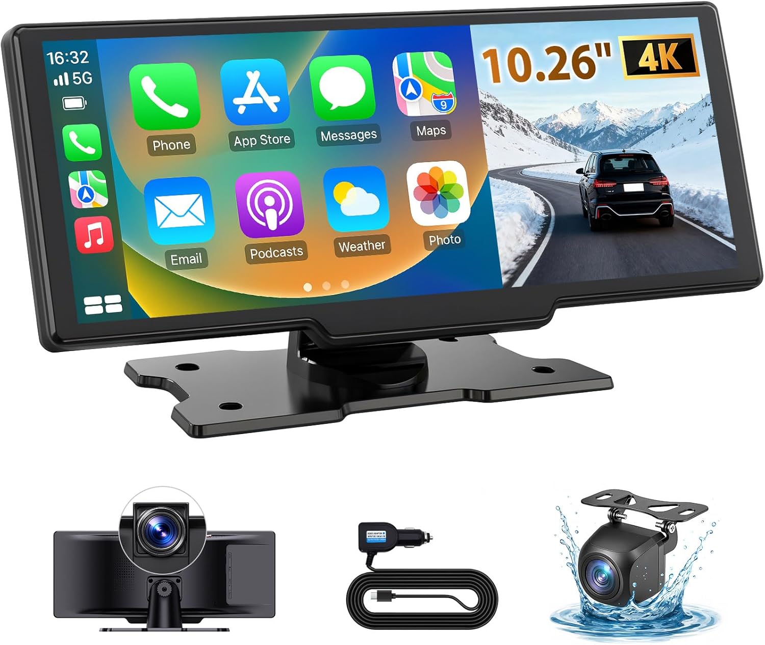 10.26″ Wireless CarPlay Screen for Car