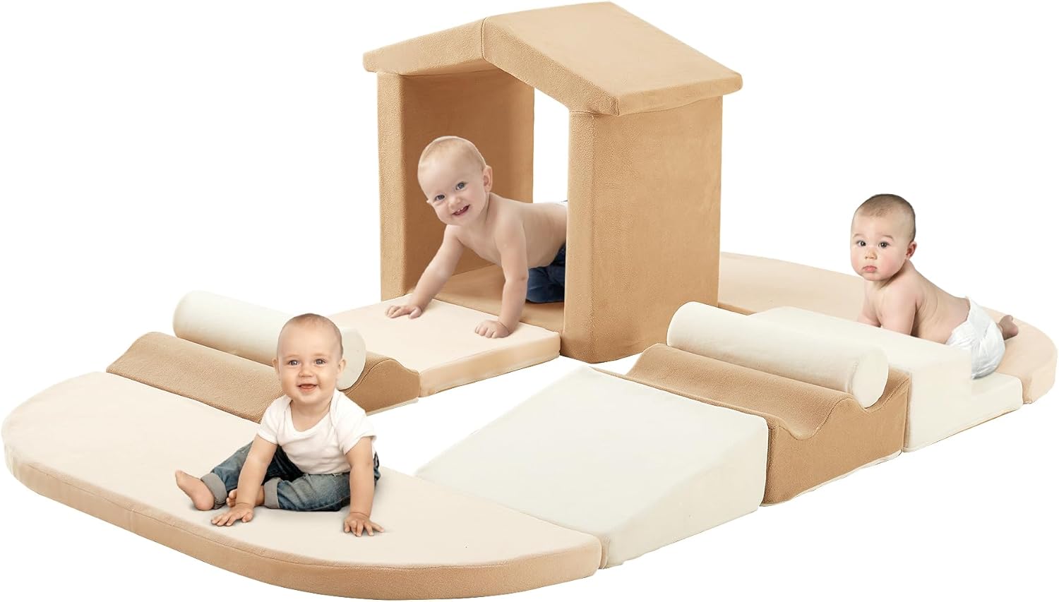 10-Piece Foam Climbing Blocks Set for Toddlers