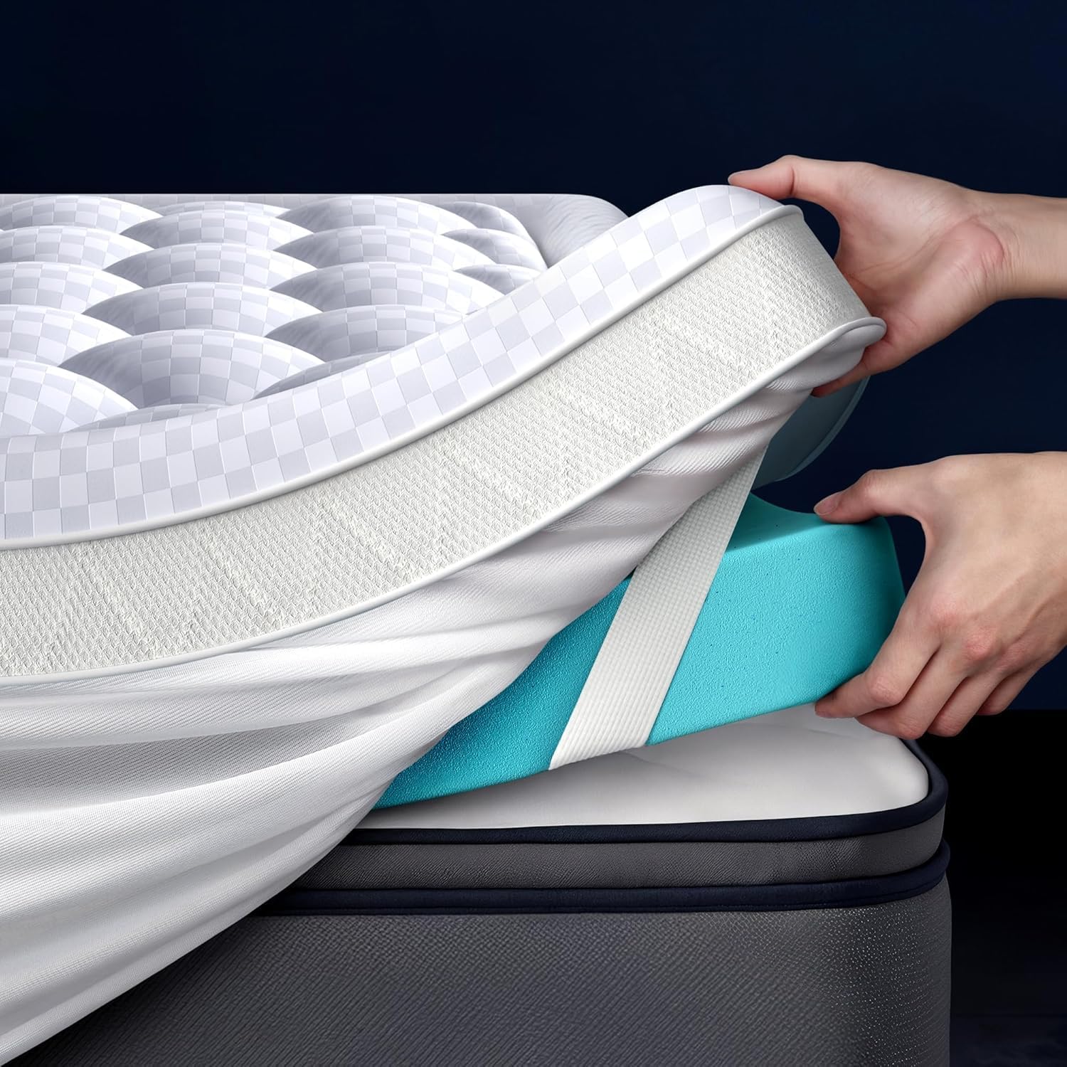 5-Inch Dual Layer Mattress Topper Queen
