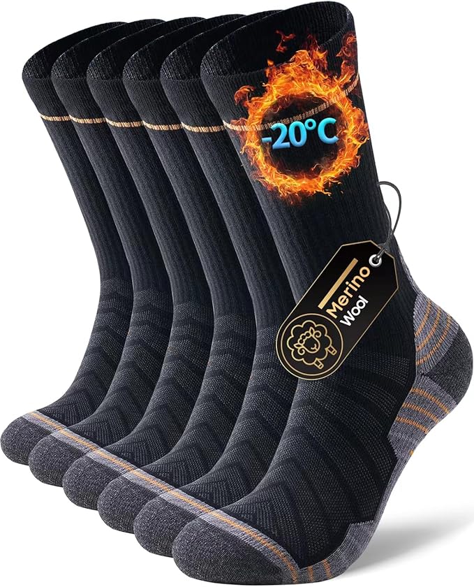 Merino Wool Hiking Socks for Men & Women