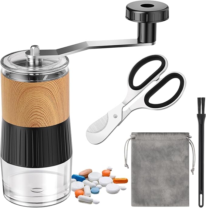 Portable Pill Crusher Grinder for Elderly & Pets
