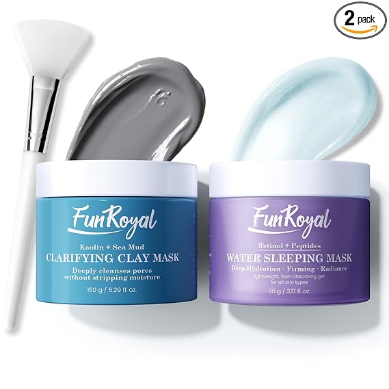 Dual Face Mask Set Detox and Hydrate