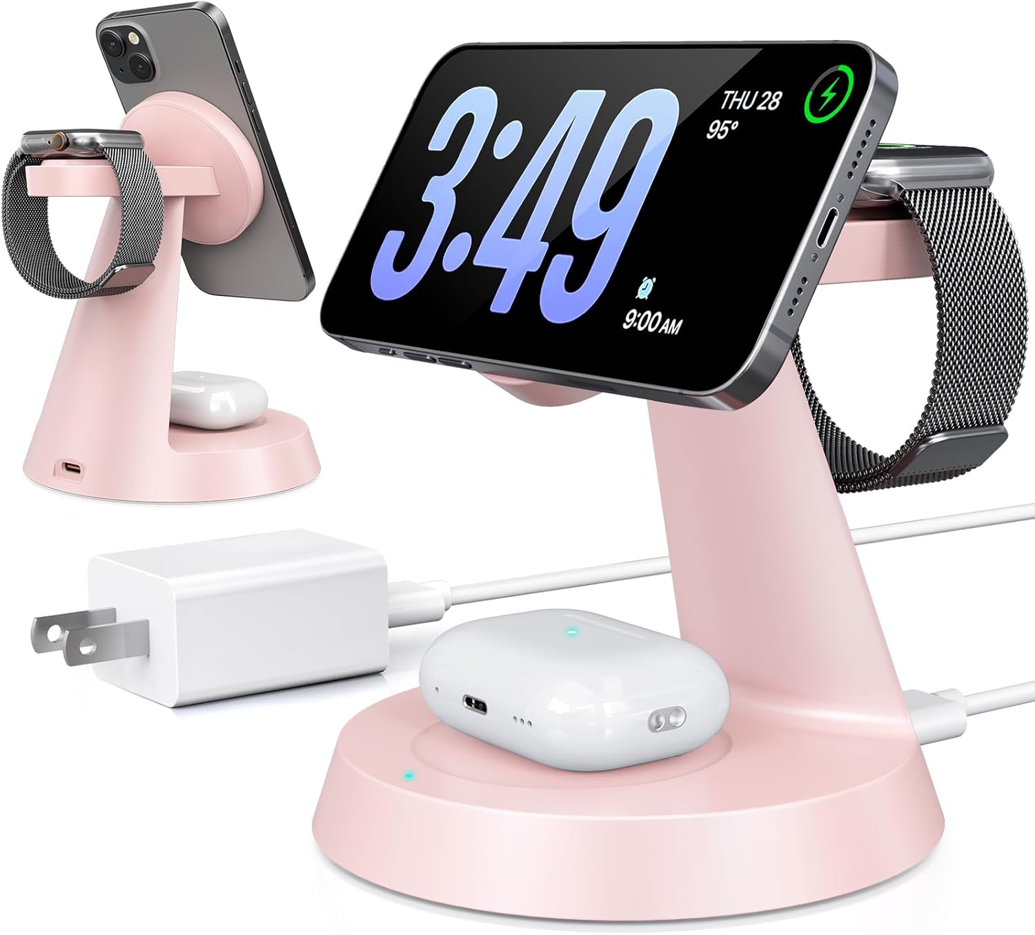 3 in 1 Wireless Charging Station for Apple Devices