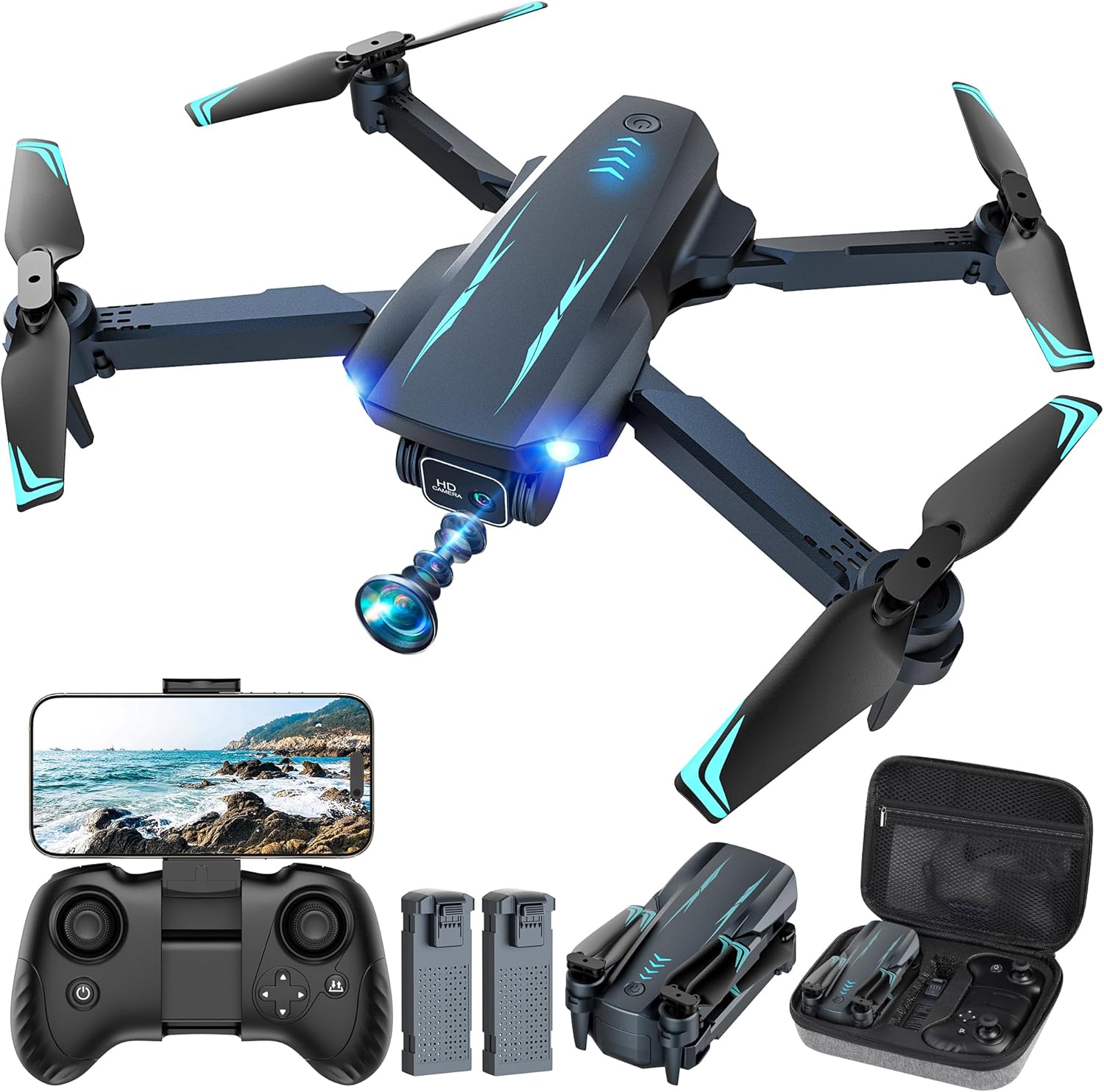 Drone with 1080P FPV Camera for Kids & Adults