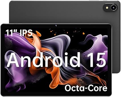 11″ Tablet Android 15 Octa-Core 8GB RAM WiFi 6