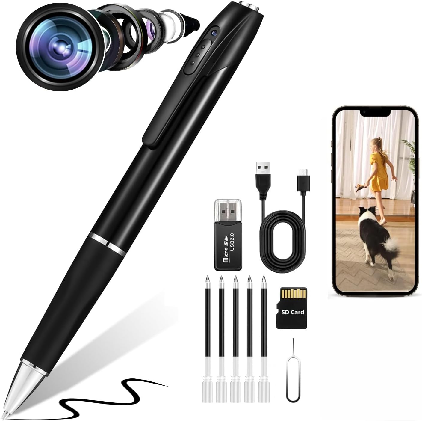 1080P Hidden Camera Pen