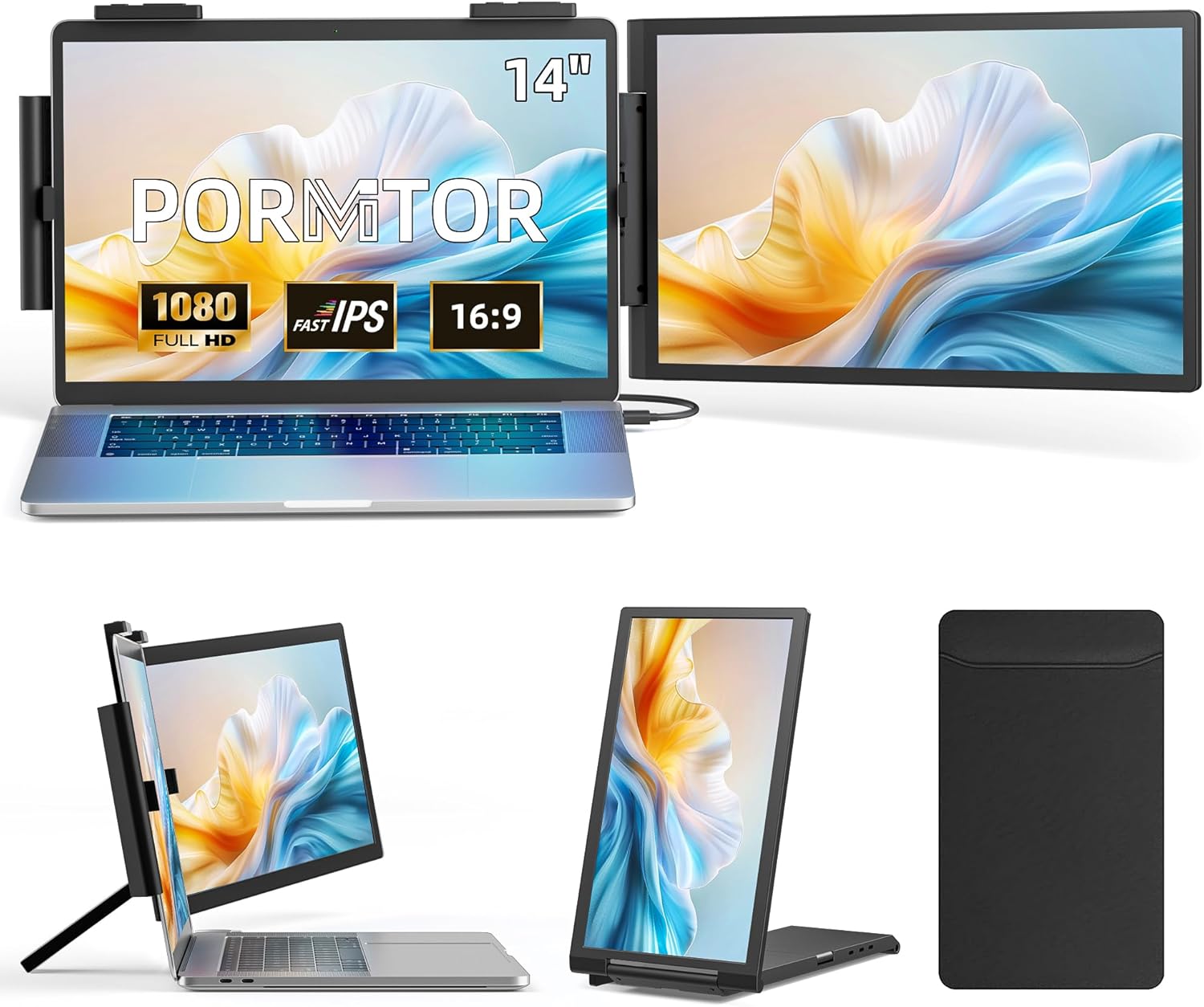 14″ FHD Laptop Screen Extender