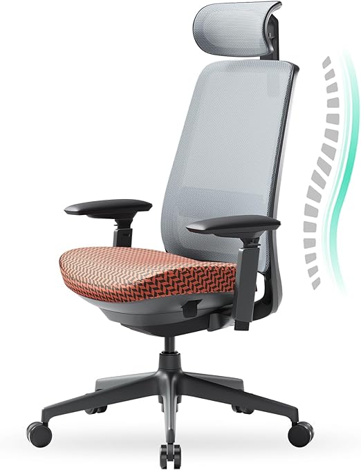 COLAMY Ergonomic Office Chair with Donati Self-Weight Mechanism
