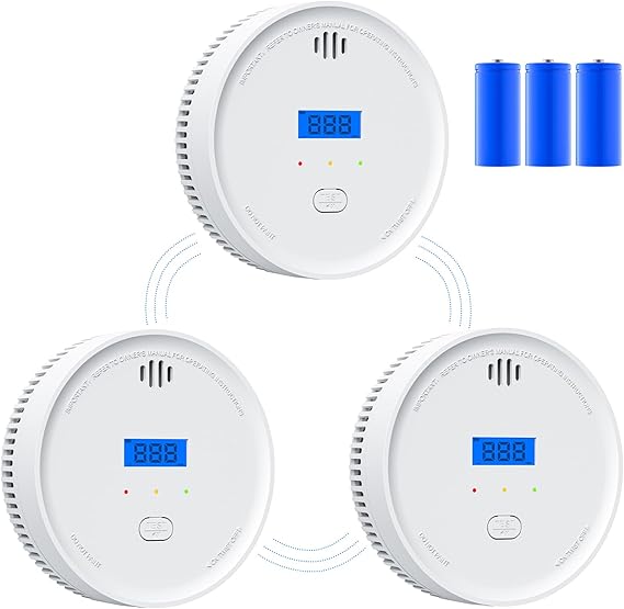 Wireless Interlinked Smoke and Carbon Monoxide Detector Combo