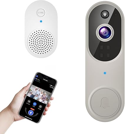 Wireless Video Doorbell with AI Detection