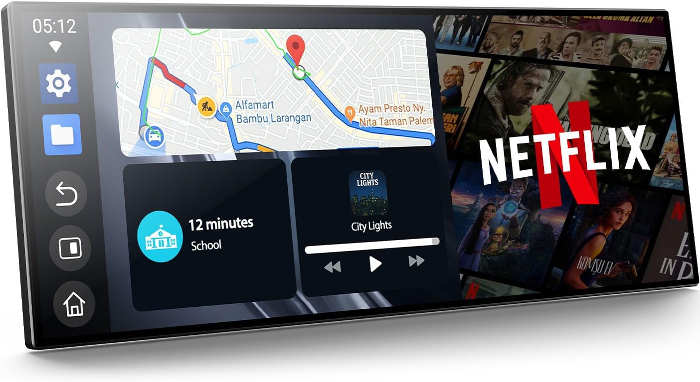 10.25″ Carplay Screen with Netflix & YouTube
