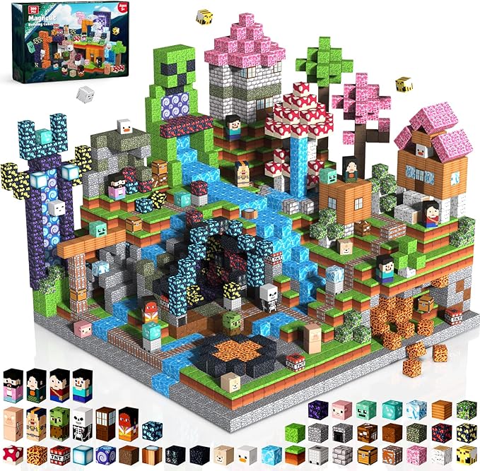 300PCS Magnetic Building Blocks for Kids Age 3+