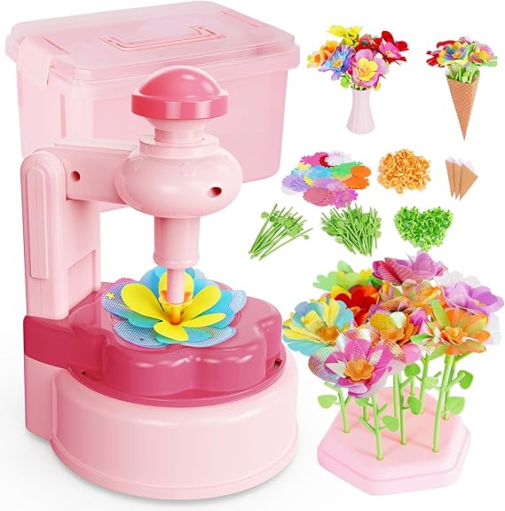 Kids DIY Flower Bouquet Crafts Set Ages 4-13