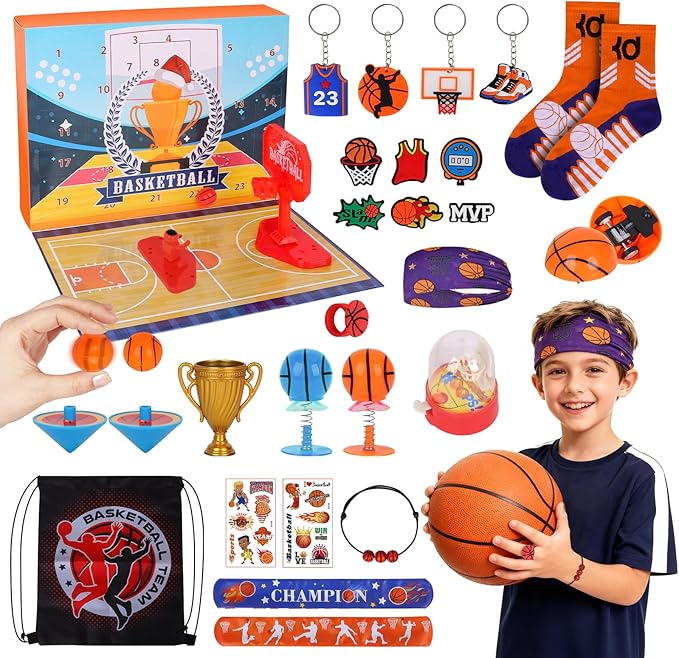 Basketball Golf Advent Calendar 2025 for Men & Teen Boys