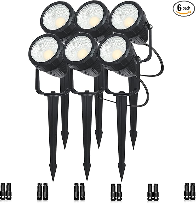 Low Voltage Landscape Lights Outdoor 6-Pack