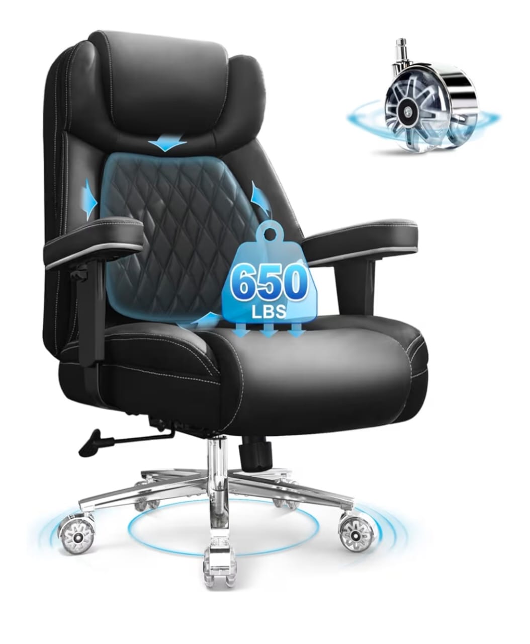 Big and Tall Office Chair 650lbs