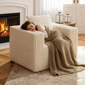 Single Cloud Sofa, Giant Bean Bag Chair