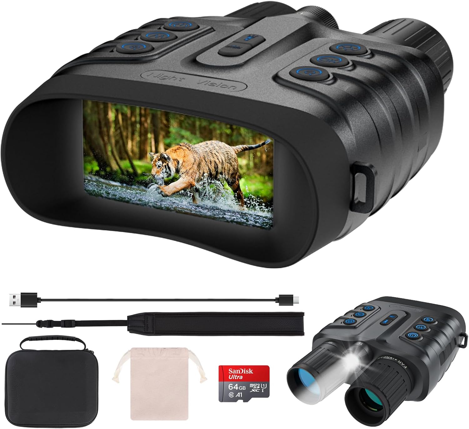 4K Full-Color Night Vision Goggles for Adults