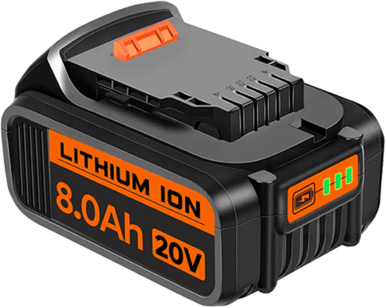 8000mAh Replacement Battery Dewalt 20V LED Indicator