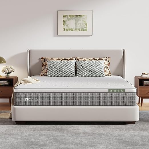 Novilla 12 Inch King Size Hybrid Mattress