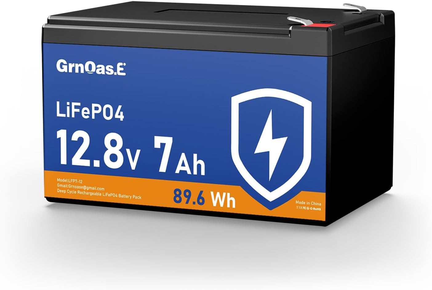 12.8V 7Ah LiFePO4 Battery