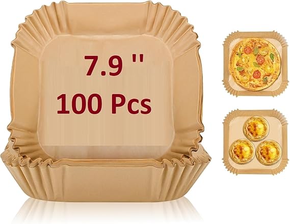 Square Air Fryer Liners 100-Pack
