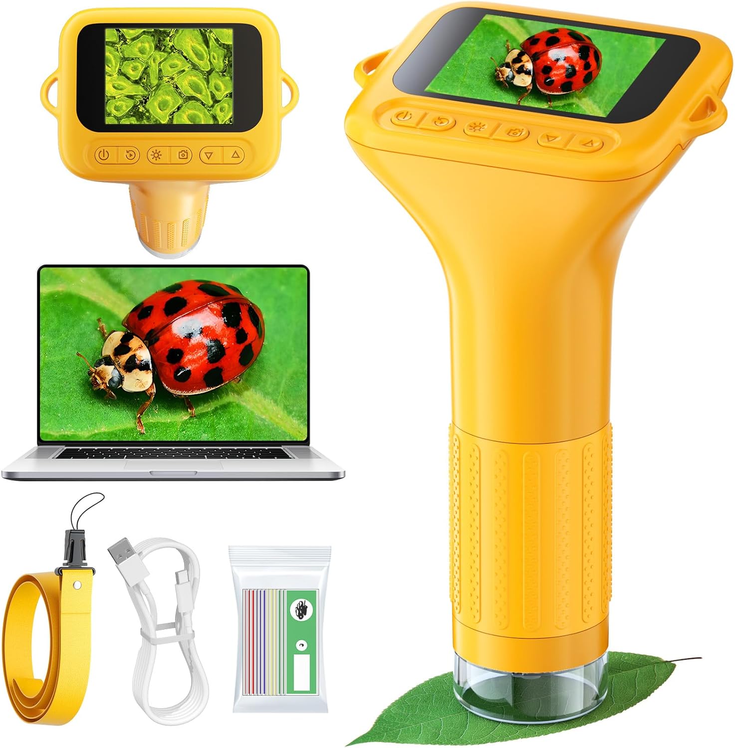 Digital Handheld Microscope 1000X Kids Science Toy Gift