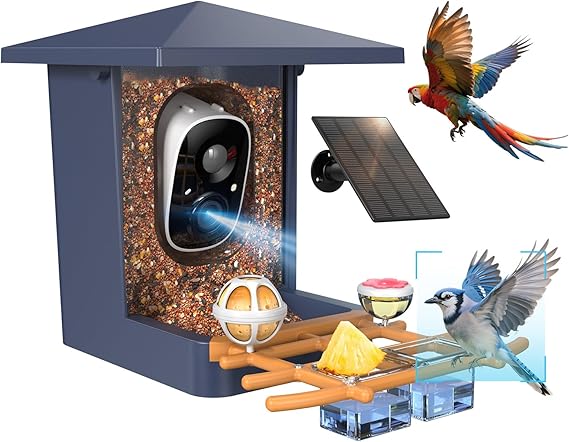 Smart Bird Feeder Camera AI 10000 Species 2K