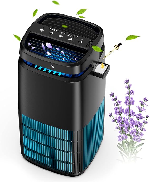 4-in-1 Air Purifier H13 HEPA Ionizer UV