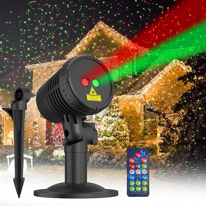 Christmas Projector Lights Outdoor with Remote