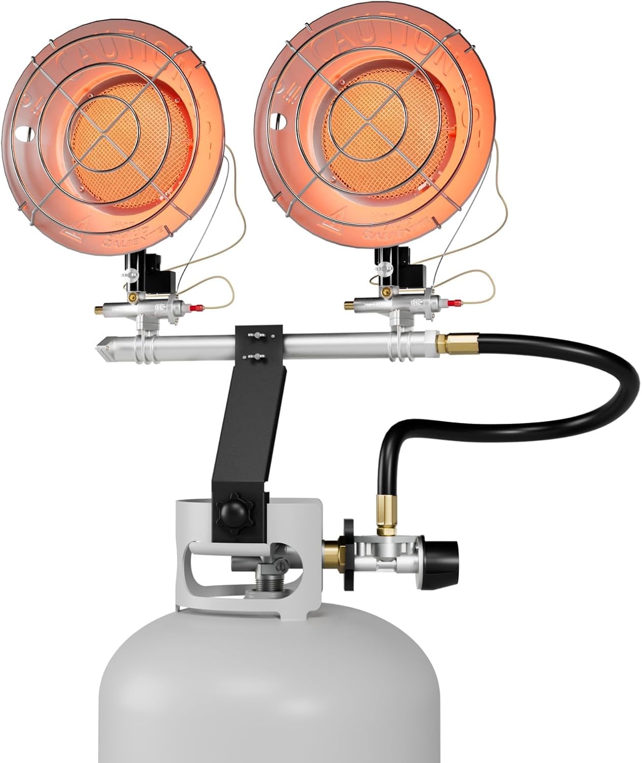 30,000 BTU Propane Heater Double Tank Top Radiant