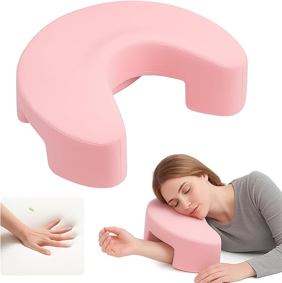 Arm Hole Side Sleeper Pillow Memory Foam Neck Relief