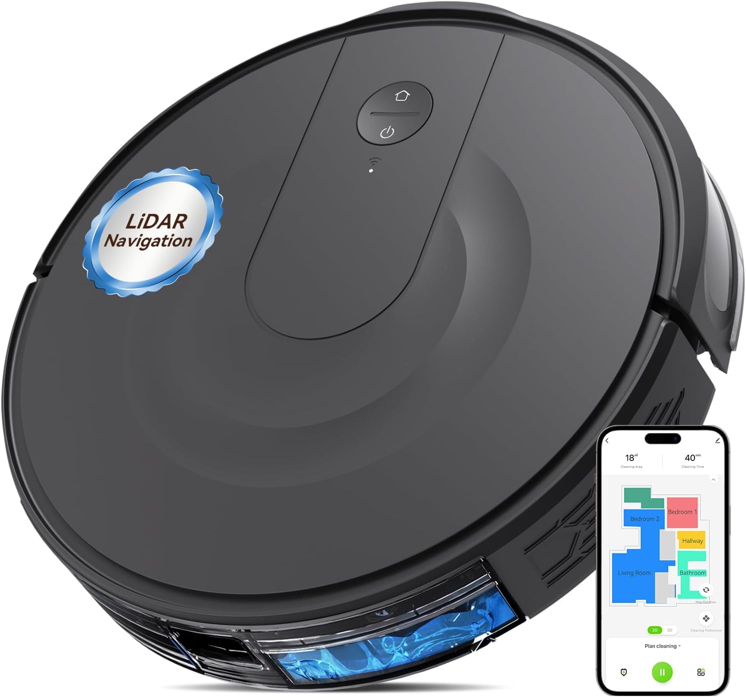 Robot Vacuum and Mop Combo 9000Pa